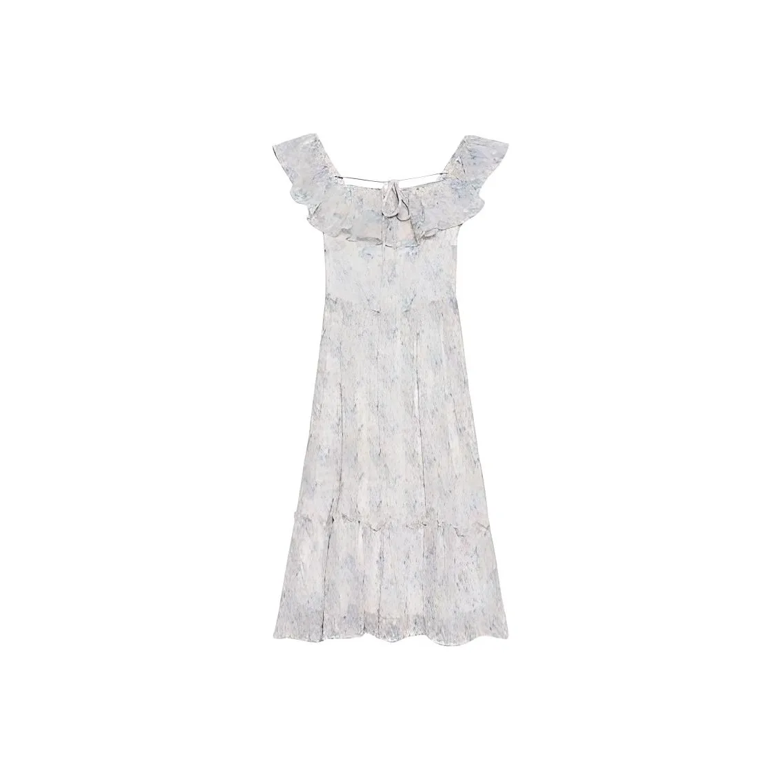DOSOHEB Sleeveless Dress Women's Light Purple Floral