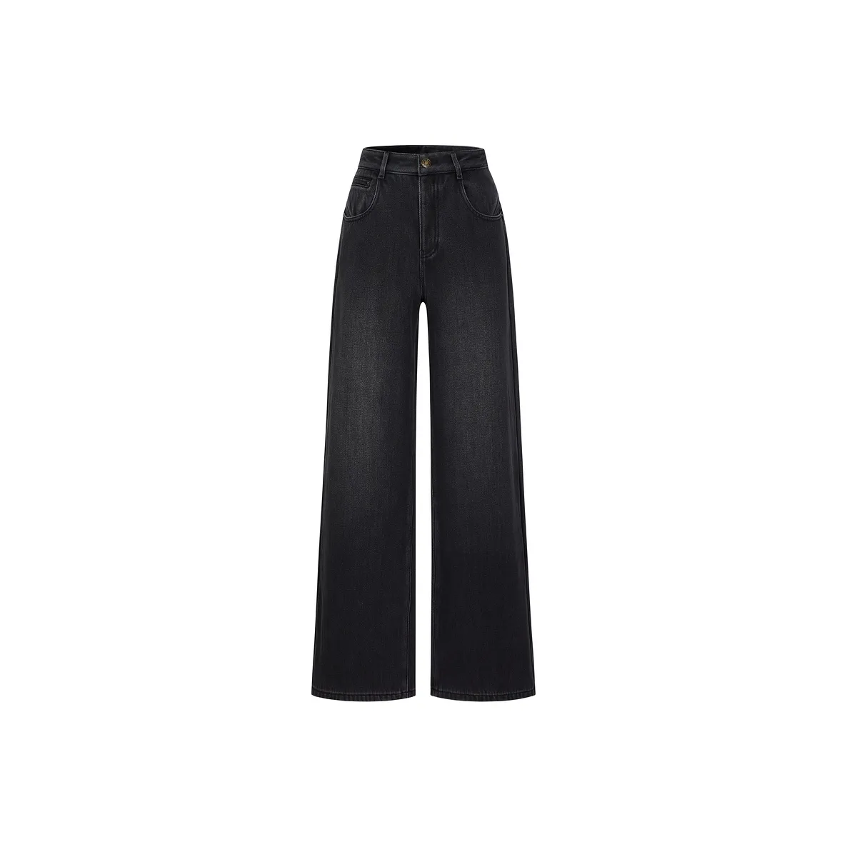 JZ. ANNAKRO Джинсы Женские Без рисунка Черные