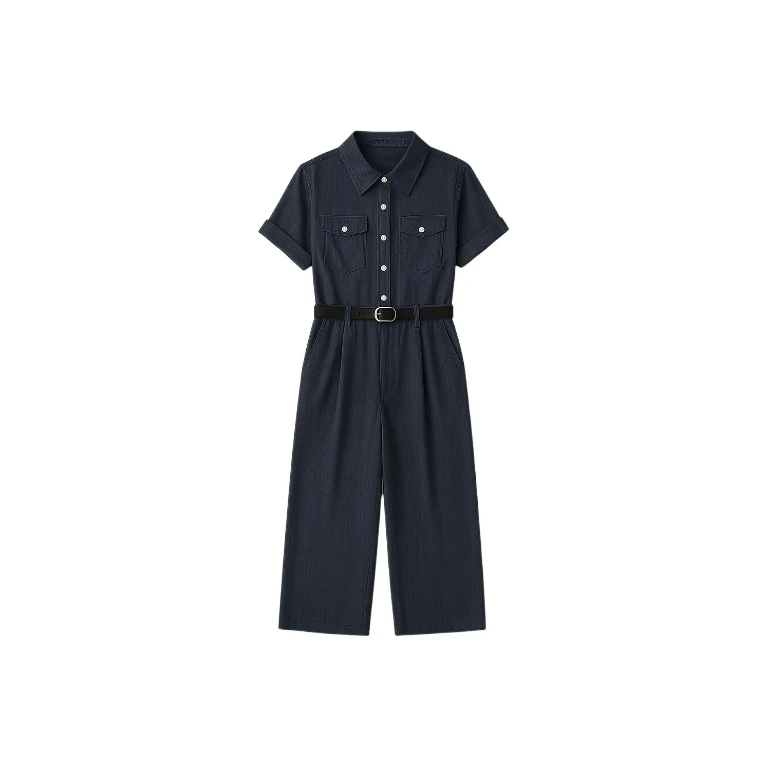 LUYOUYE Комбинезон Женский Джинсовый Синий