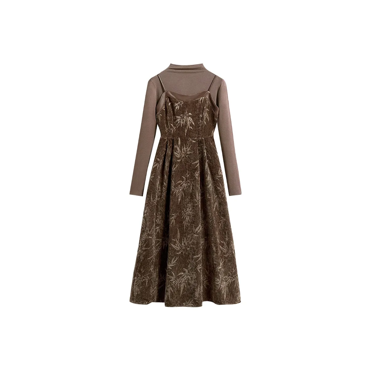 TOUCH Без рукавов Платье Женское Темно-коричневый