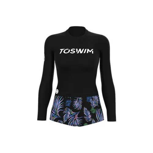 TOSWIM Женские Двухкомпонентные Купальники с Украшением в Форме Банана