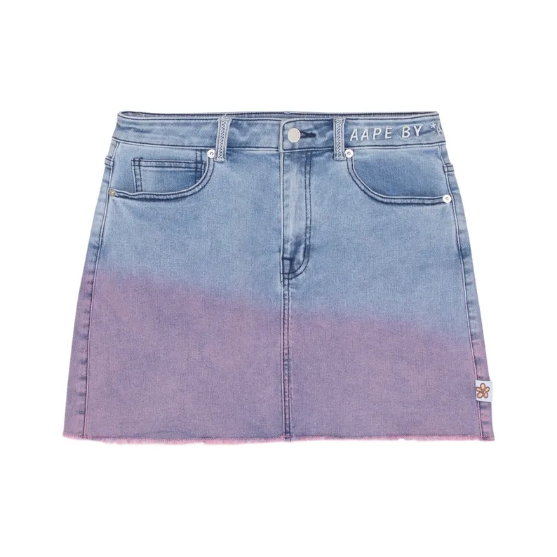 Aape Gradient Denim Skirt