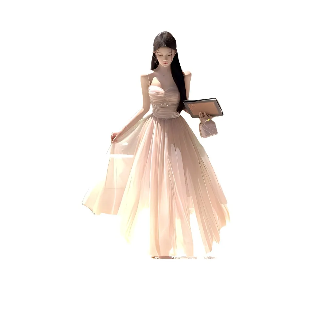 MORii Slip Платье Женское Нюдово-розовый