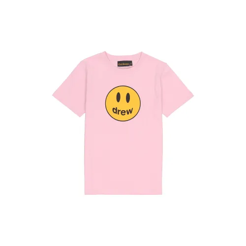 Drew House Smiley Collection Красный Фиолетовый Цвет Kids T Рубашки