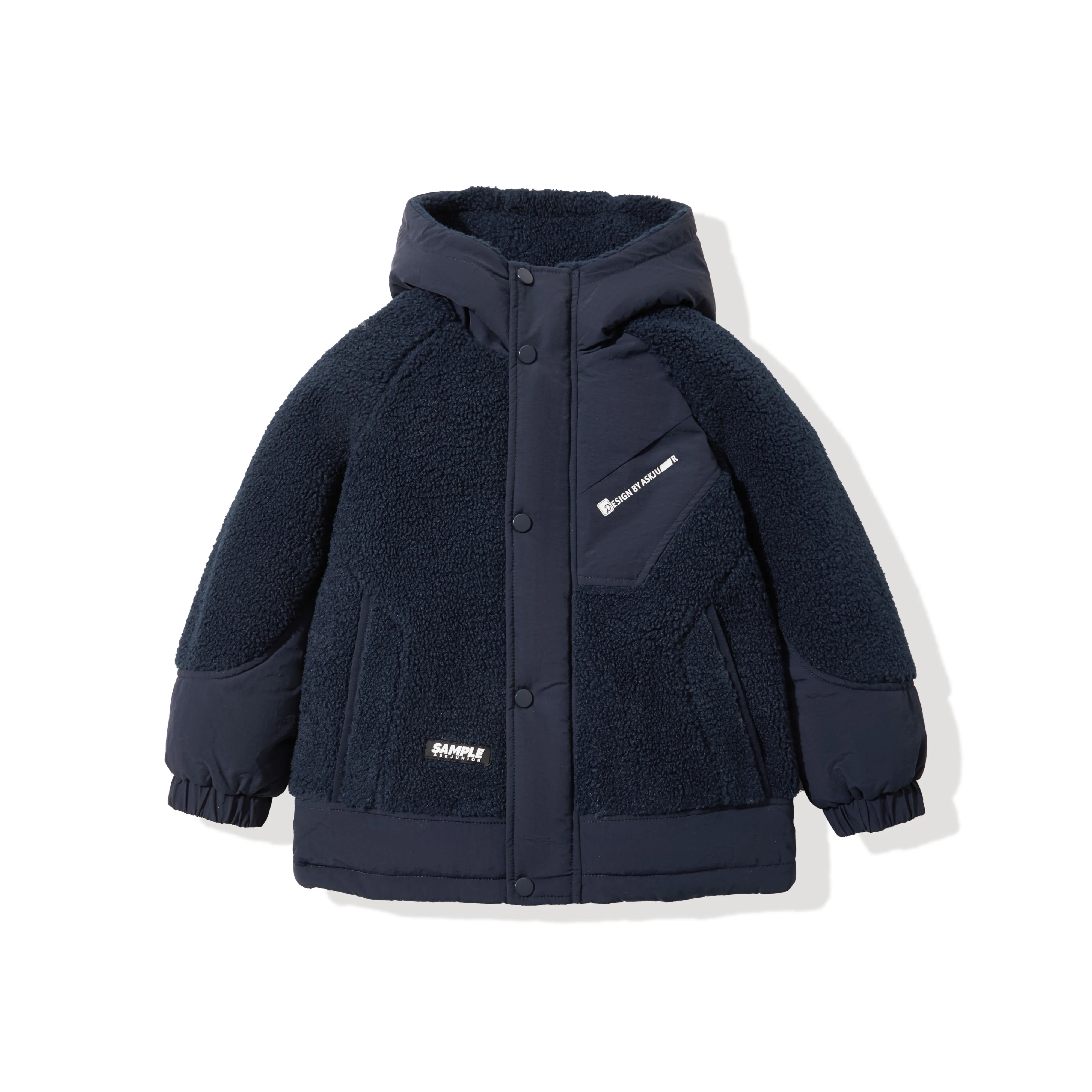 ASK Хлопковый пуховик Темно-синий Подростки