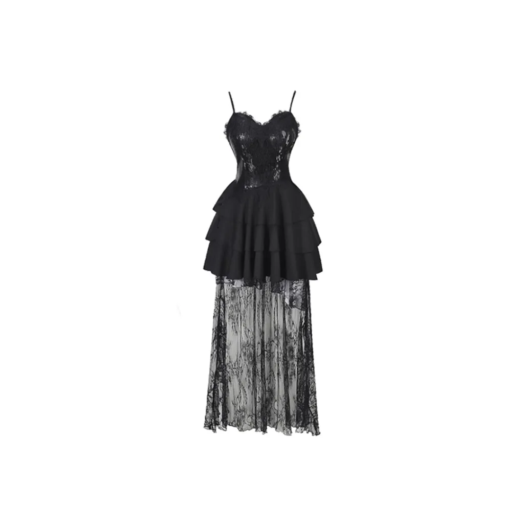 SKYA Черные Женские Слиплатья