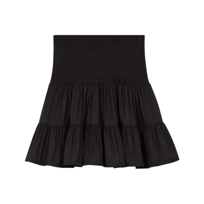 Maje Черные Женские Повседневные Короткие Юбки