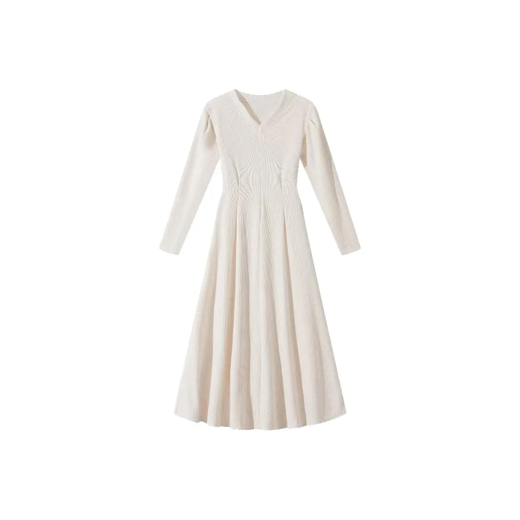 PAIN OR PLEASURE Long Sleeved Dresses Women's Ecru