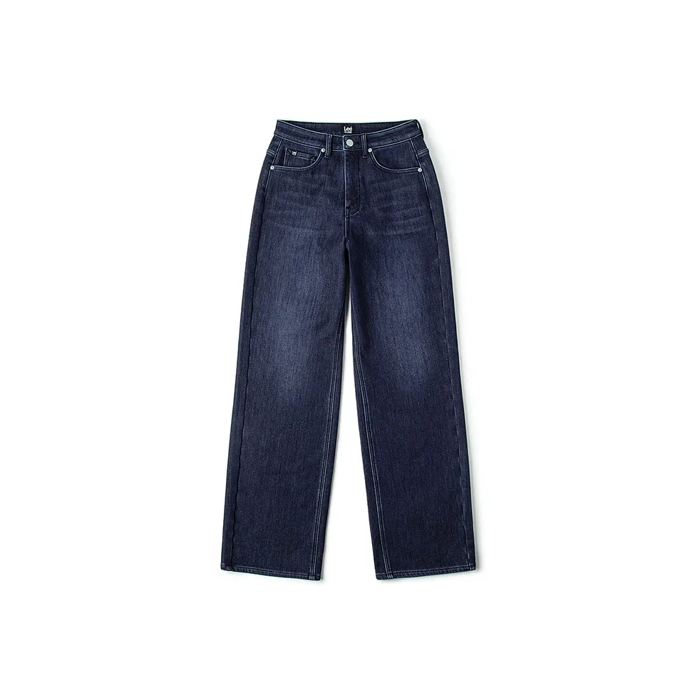 Lee совместный модель FW24 Джинсы Женские Темно-синий