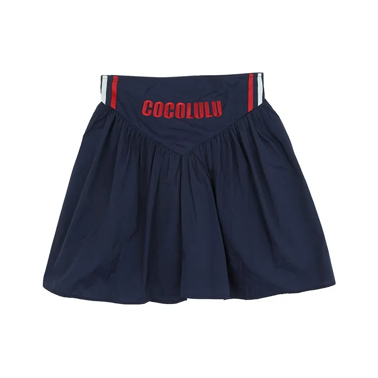 LALABOBO Синие Женские Повседневные Короткие Юбки