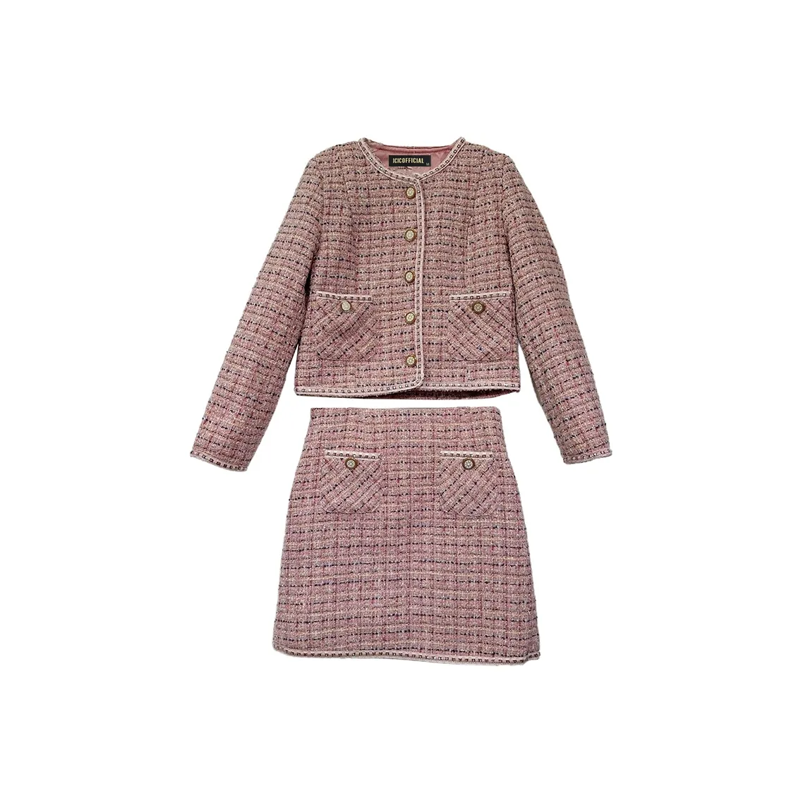 Icicofficial Розовый Женские Комплекты с юбкой