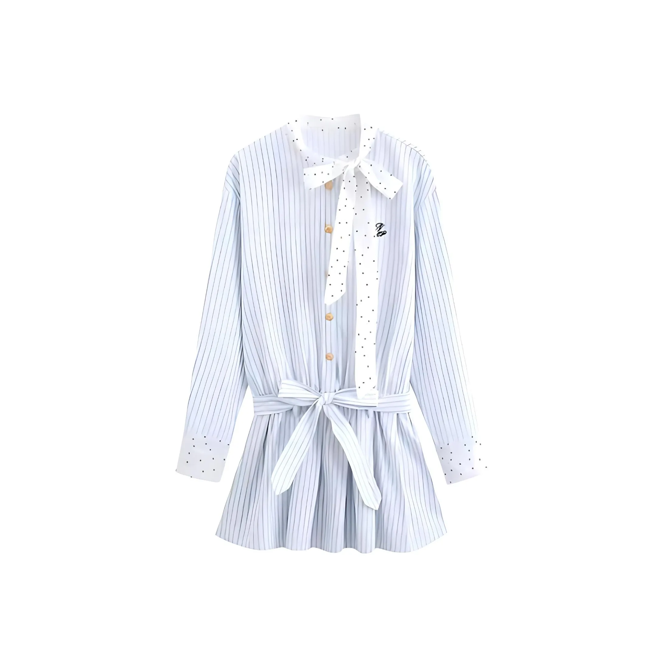 OSQ Long Sleeved Dress Women's Blue