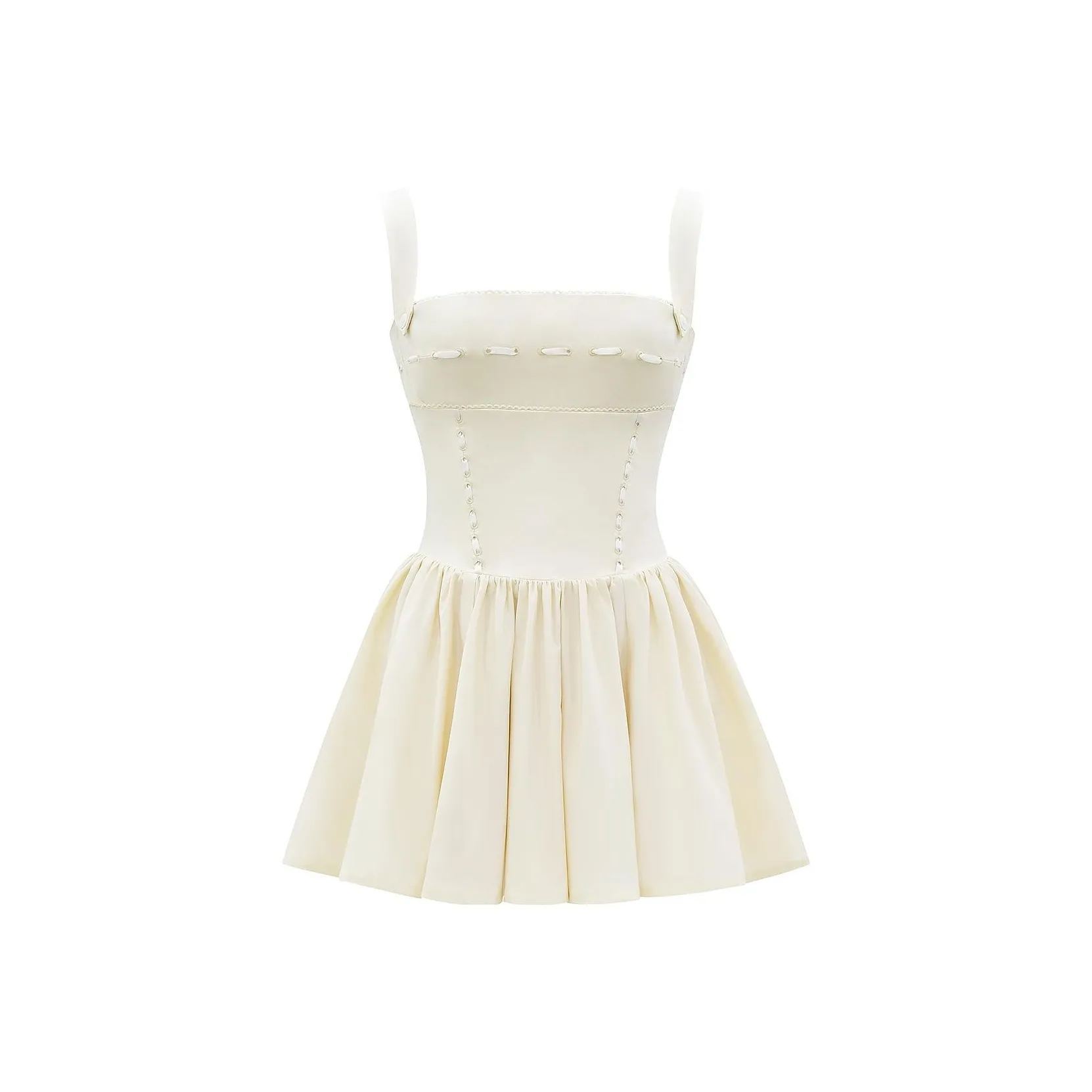 HOUSE OF CB Honor Slip Dress Women's Buttermilk/Butter Milk