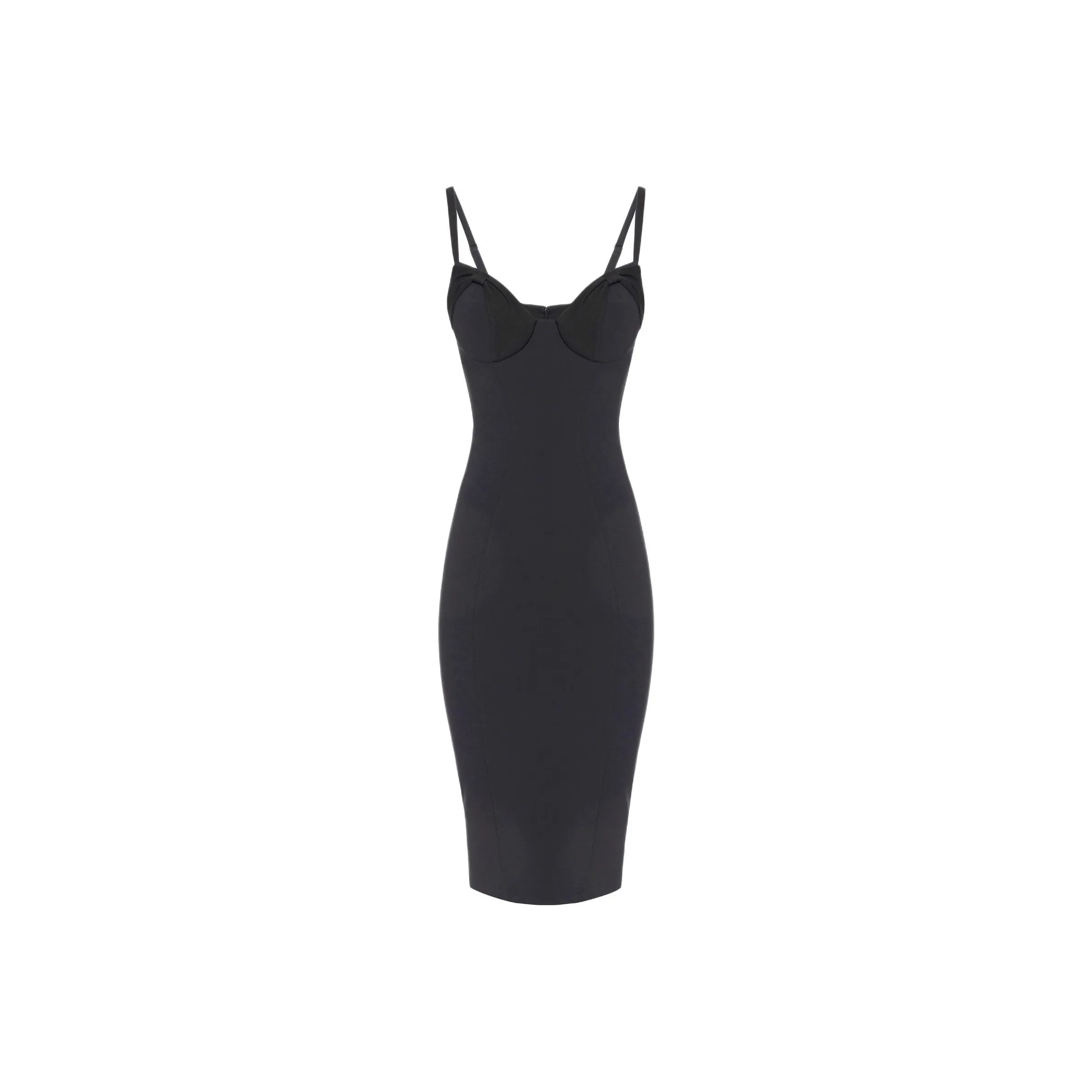 Elisabetta Franchi Satin Bows Crêpe Dress