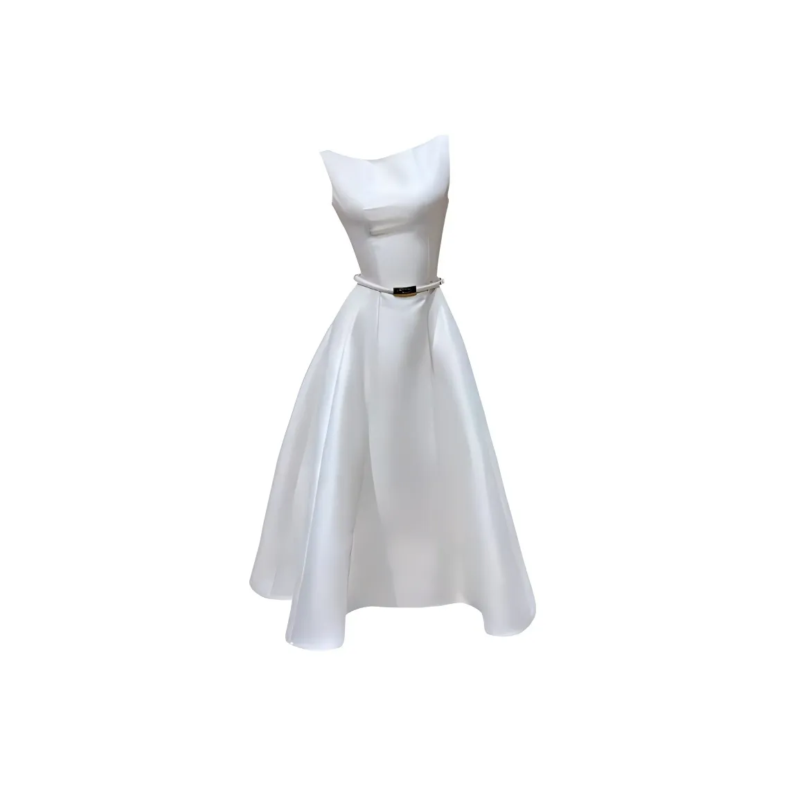 GJFD С утяжкой на талии Без рукавов Платье Женское