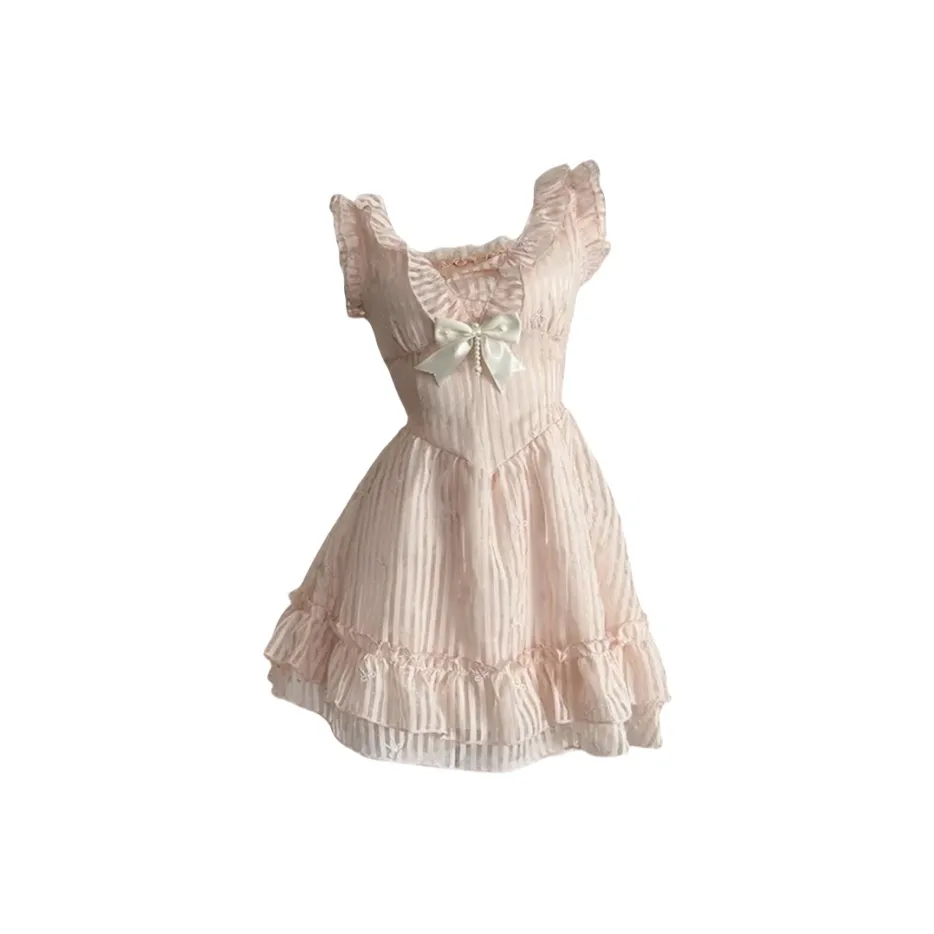 YGPRW Slip Dresses Women's Pink