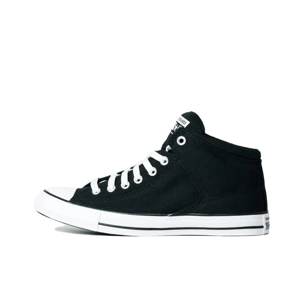 Конверс CTAS Износостойкие Высокие Кеды Мужские Черные