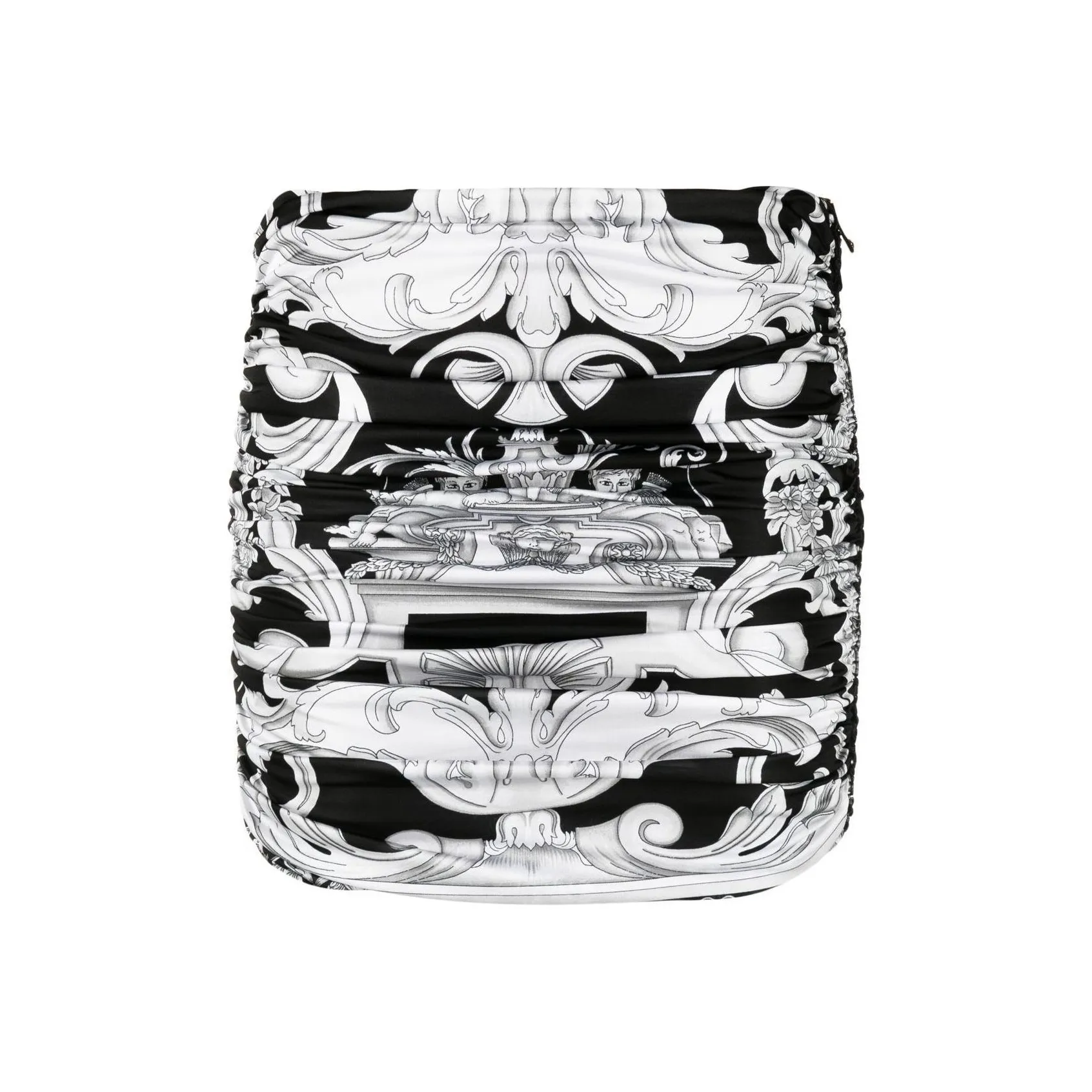 VERSACE Повседневные короткие юбки Женские Черный