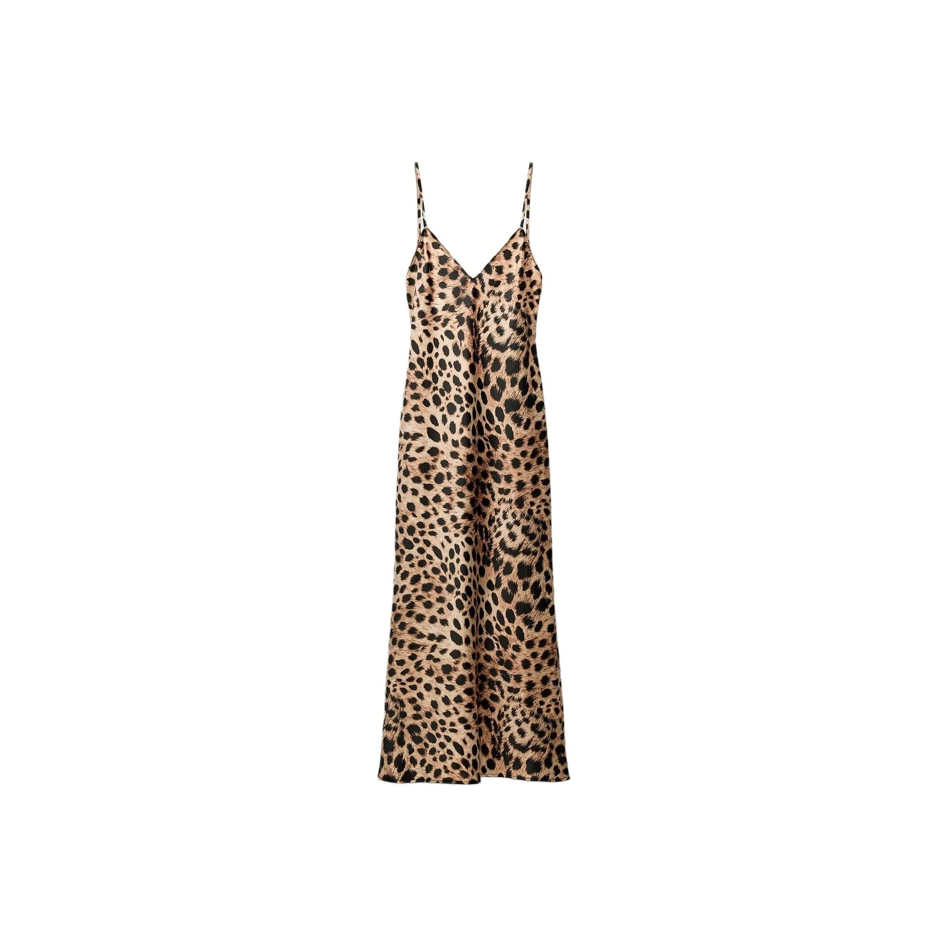 ZARA Slip Dress Women's Leopard Print