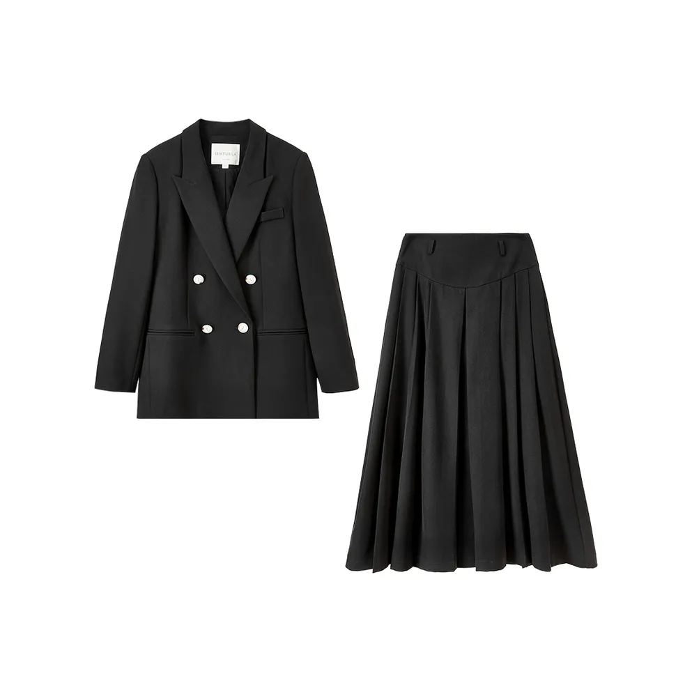 SENTUBILA Skirt Set Women's Black