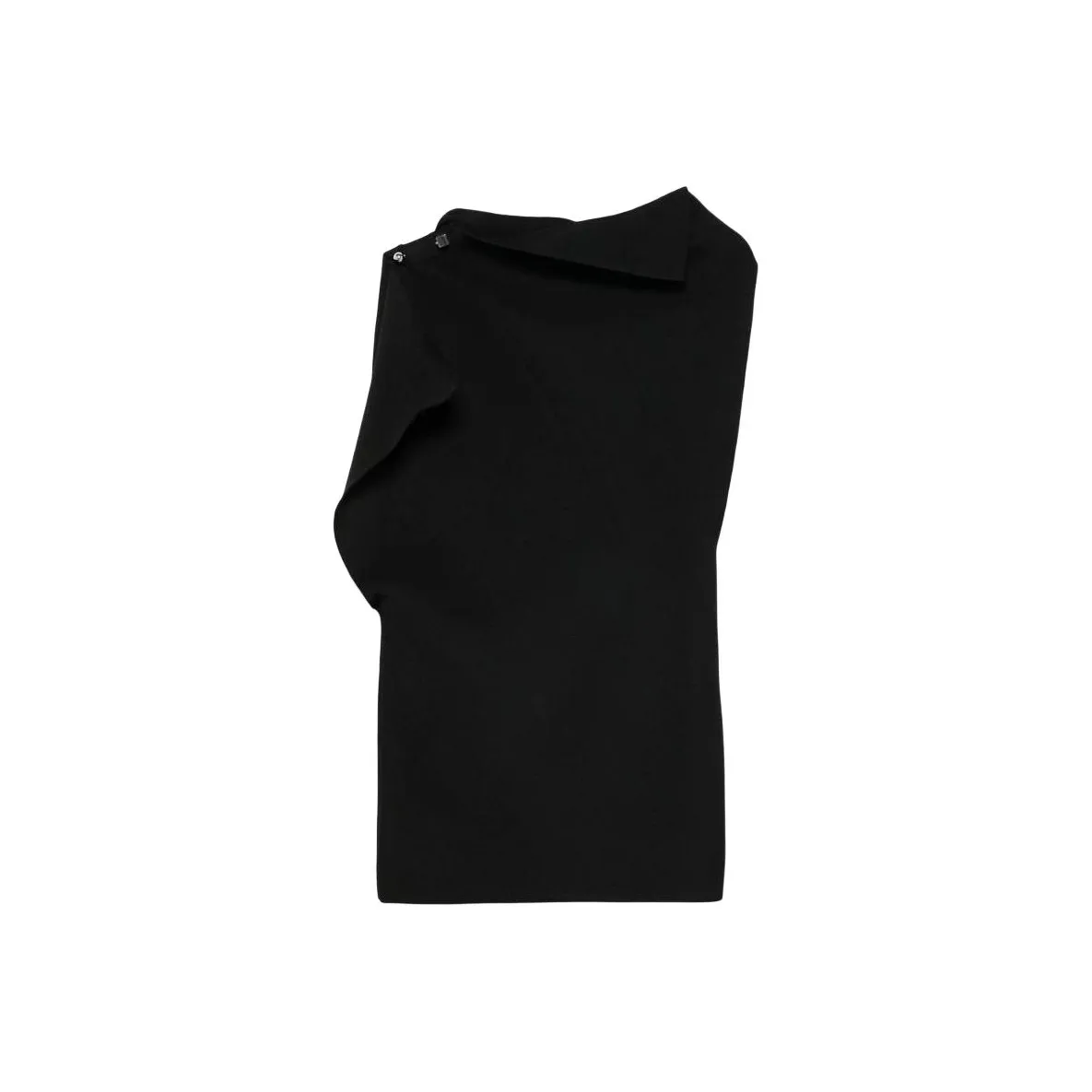 Jacquemus La Mini Robe Trapeze Cowl Neck Mini Dress