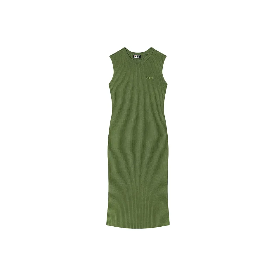 FILA MODERN HERITAGE Sleeveless Dress Women's Purple Lotus Green