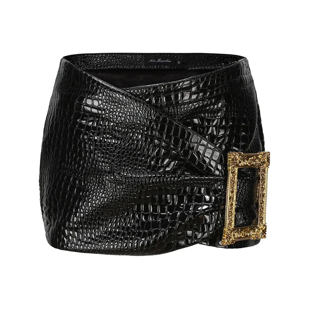 NANA JACQUELINE Кожаная юбка Женская