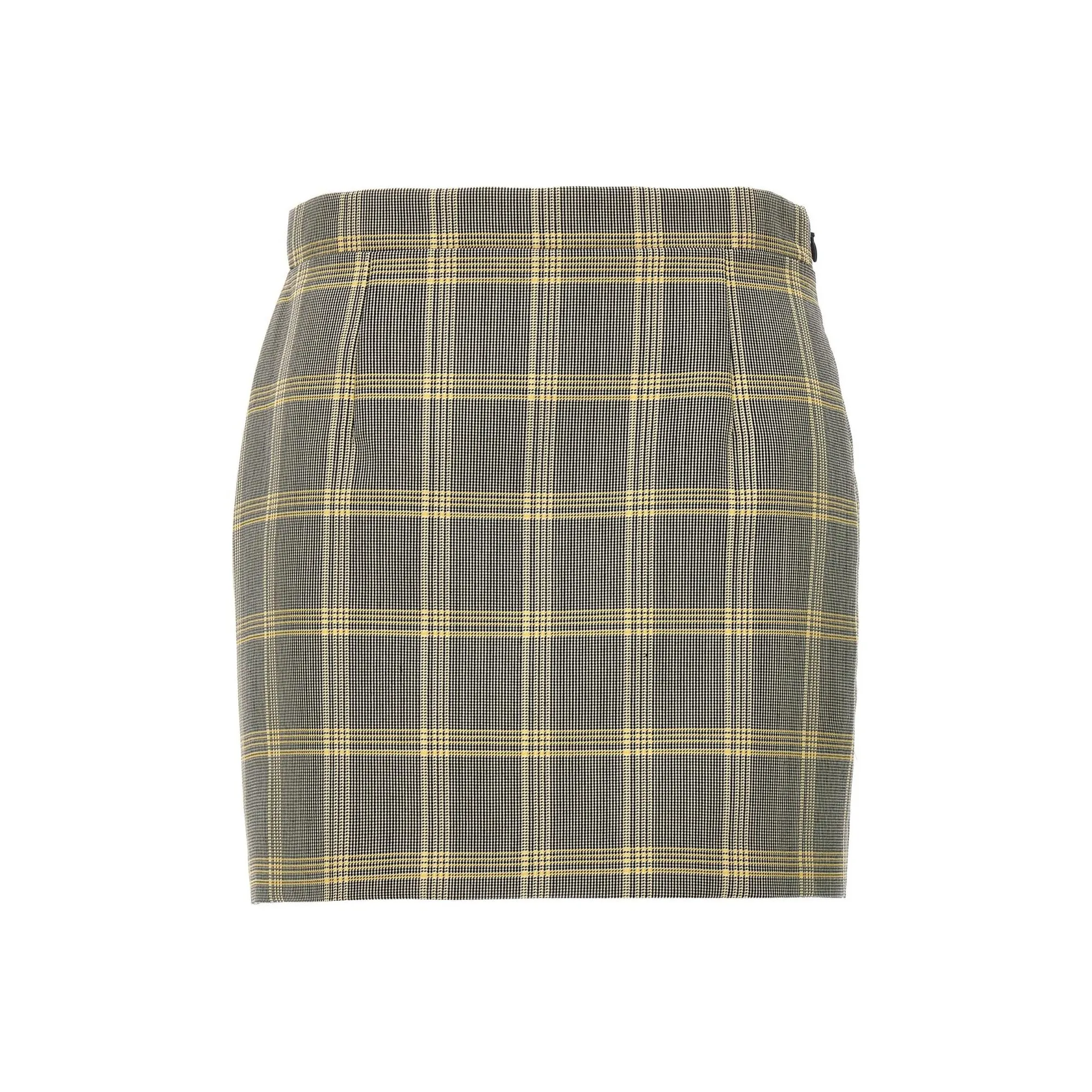 MARNI Check Print Mini Skirt 'Lemmon'