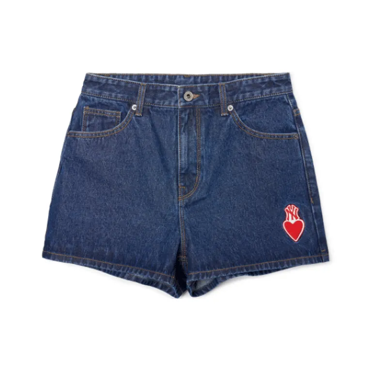 MLB Denim Shorts Women's Dark Blue