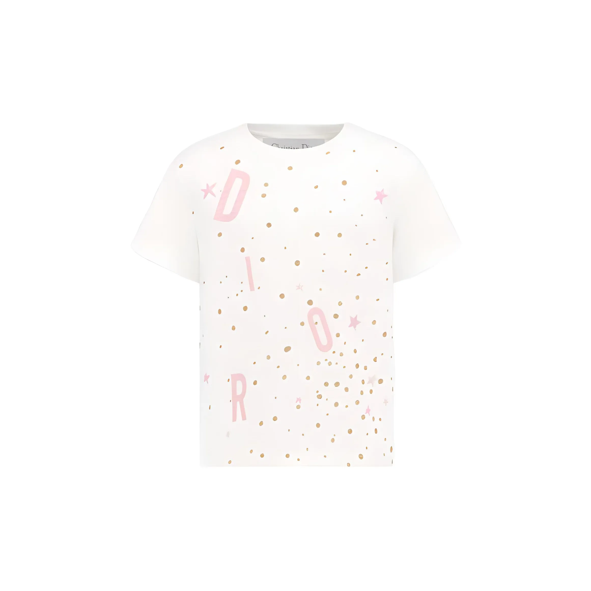 Dior Quarterly New Products Экрю Kids T Рубашки