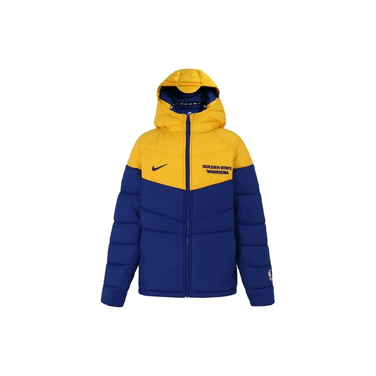 nike Cotton Down Jacket Синий Желтый Многоцветный Детский