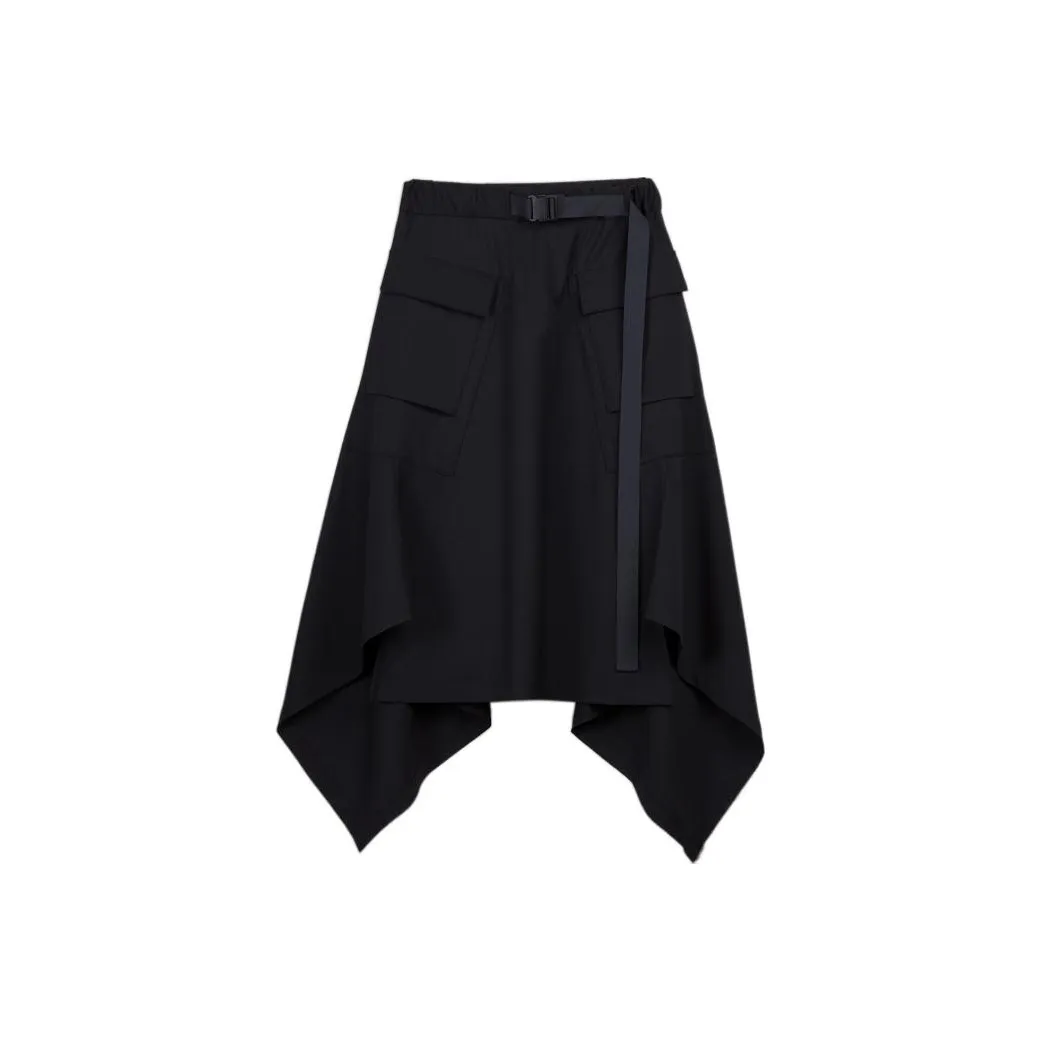 Y 3 Повседневная длинная юбка женская черная