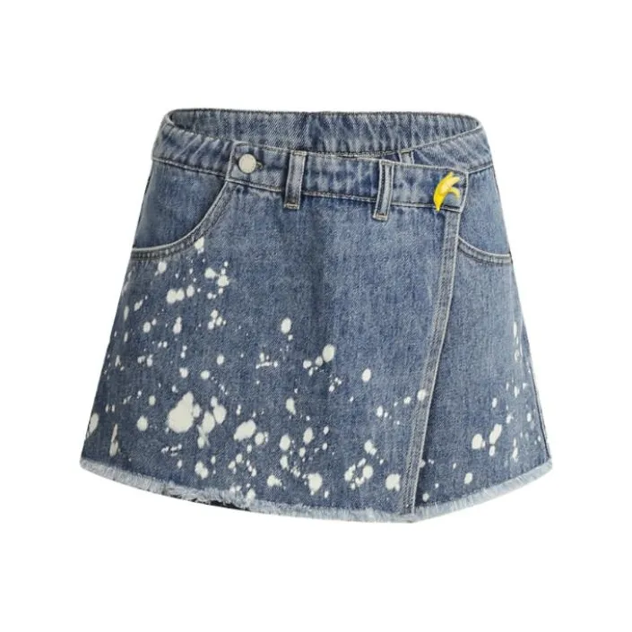 Valeria Obbaco Valeria Obbaco Fun Series Синий Женские Джинсовые Короткие Юбки