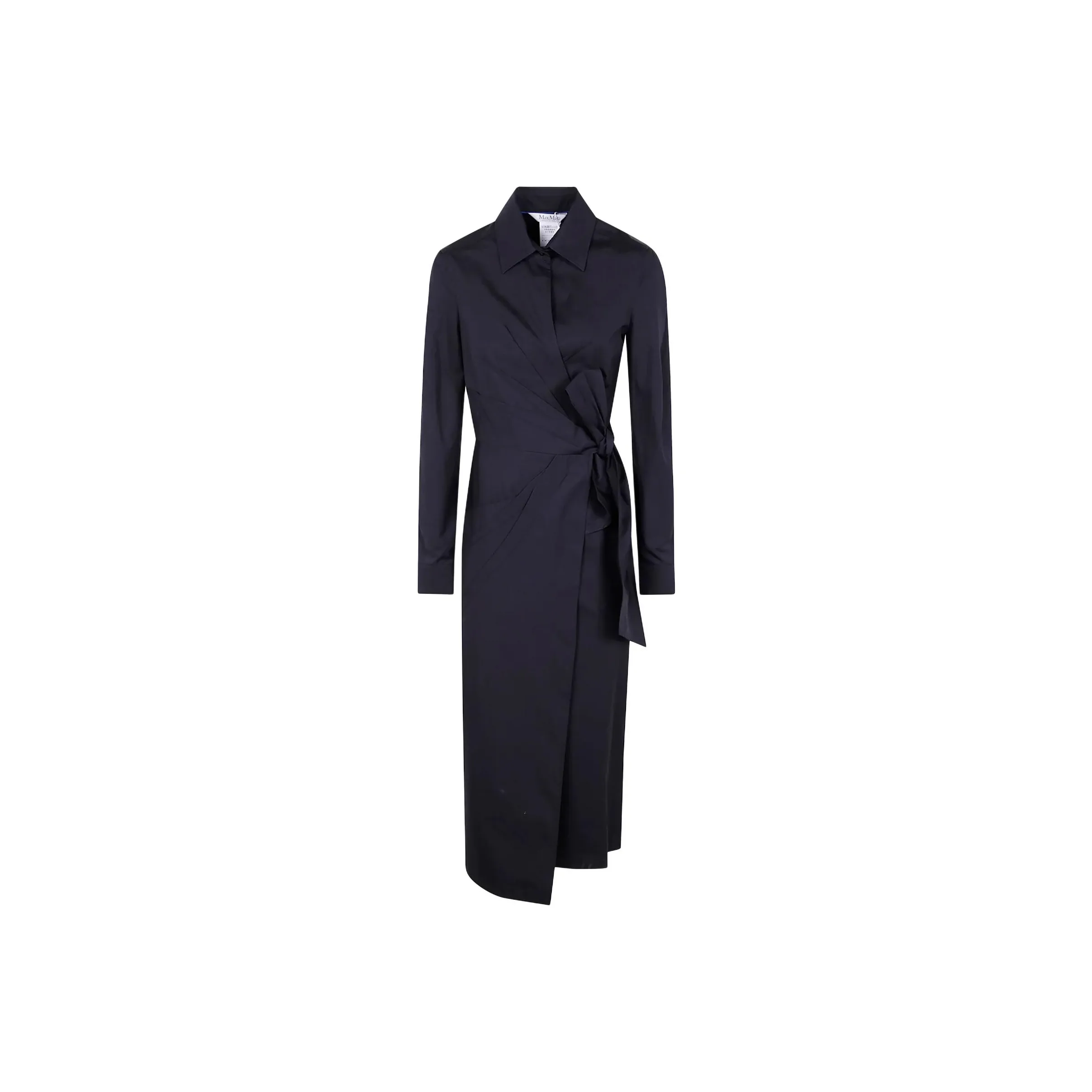 Max Mara Agrume Wrap Long Sleeved Dress