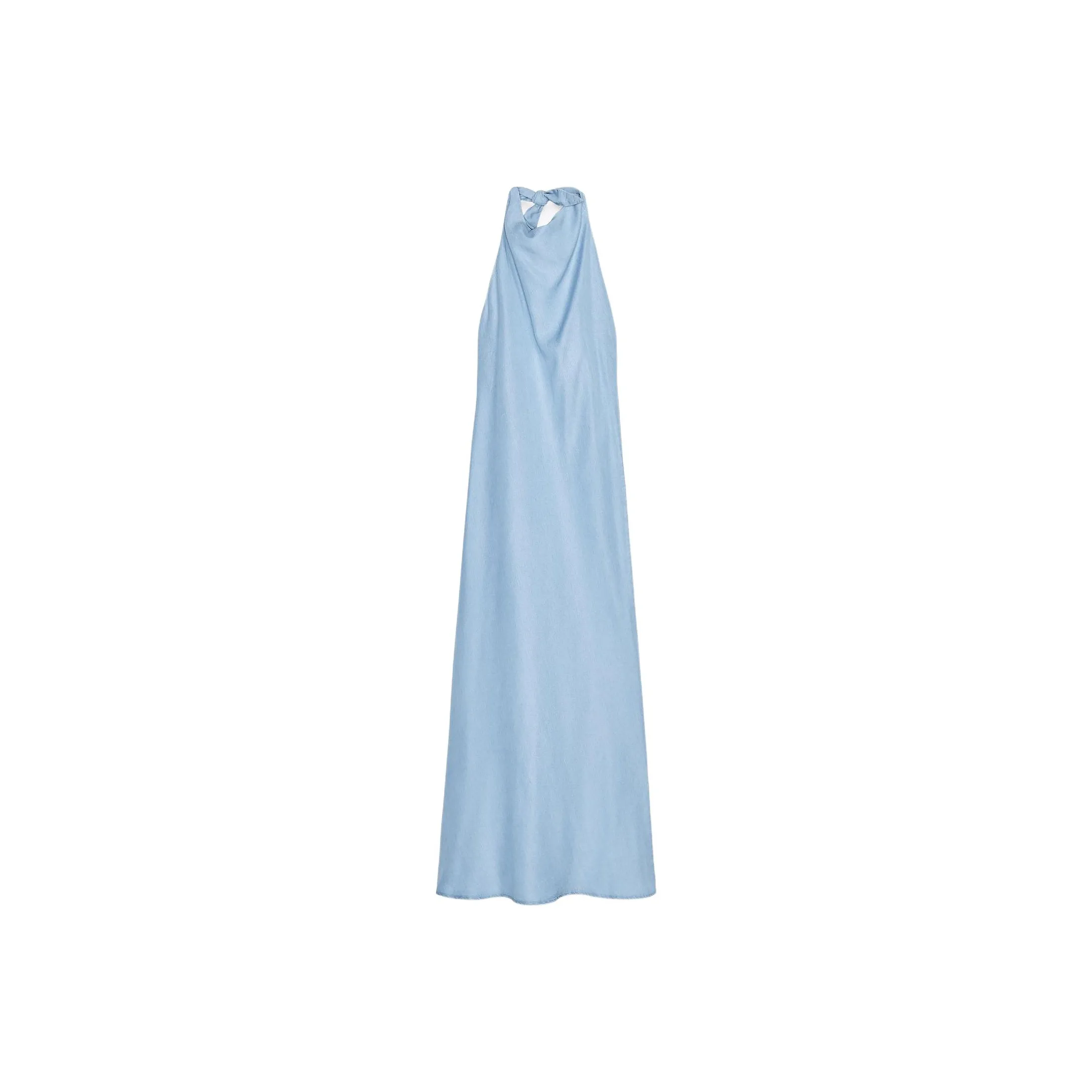 ZARA Sleeveless Dress Women's Light Blue