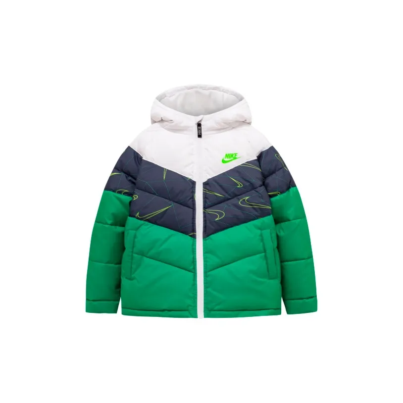 NIKE Белые Kids Утеплённые Куртки