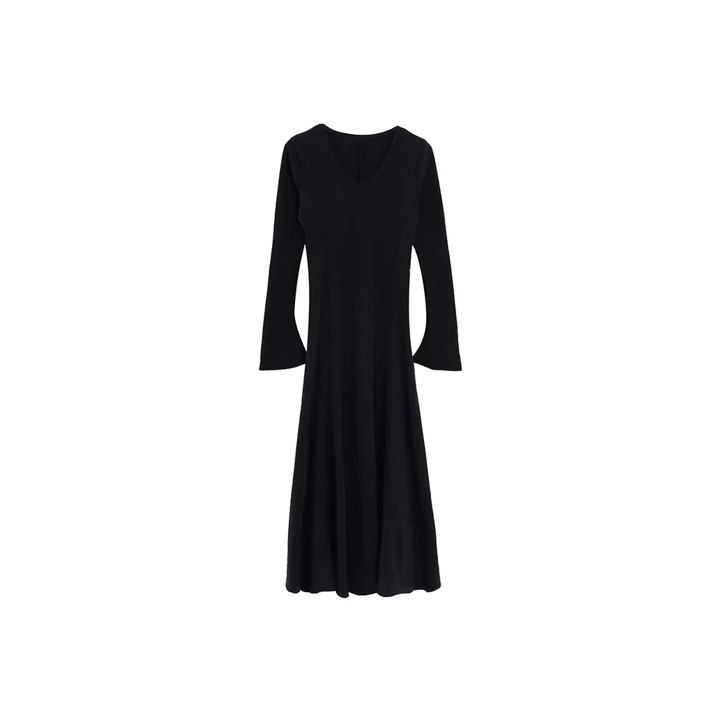 HAPG Длинное платье с длинными рукавами женское