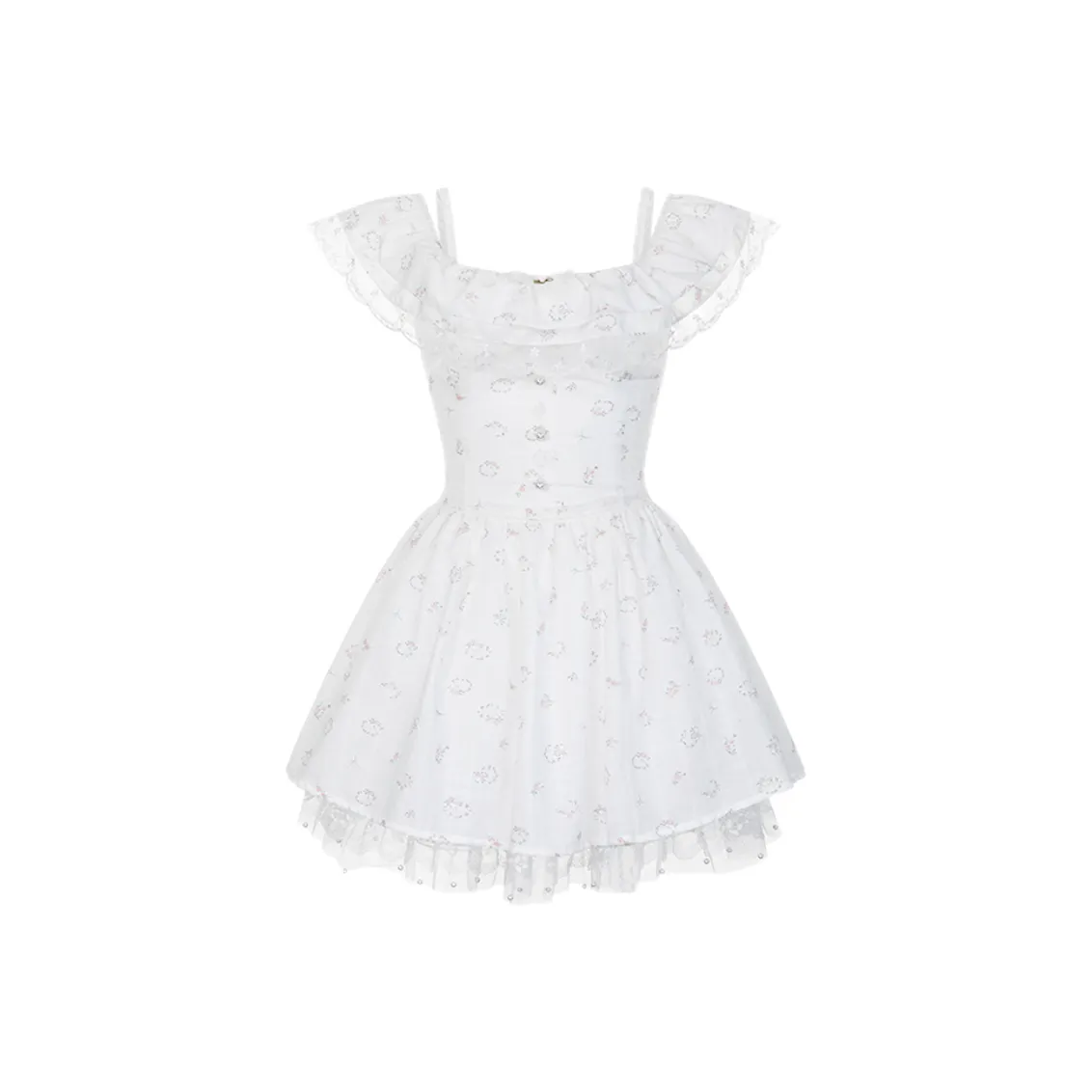 ABBY GODDESS Slip Платье Женское Белое