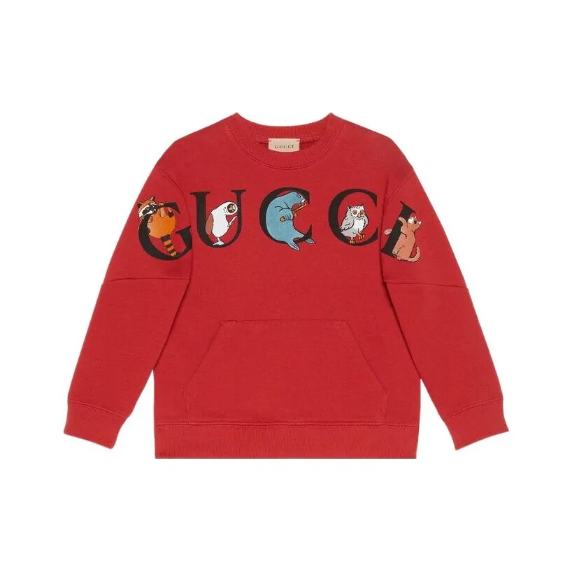 Gucci красный Kids Свитшоты
