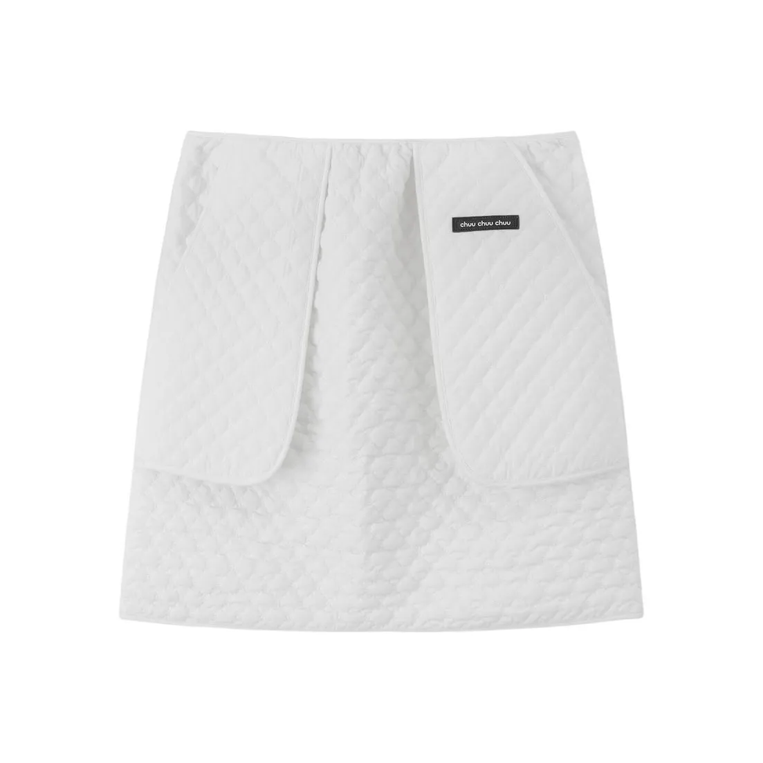 CHUU SS23 Wearing A Mini Skirt Women's White