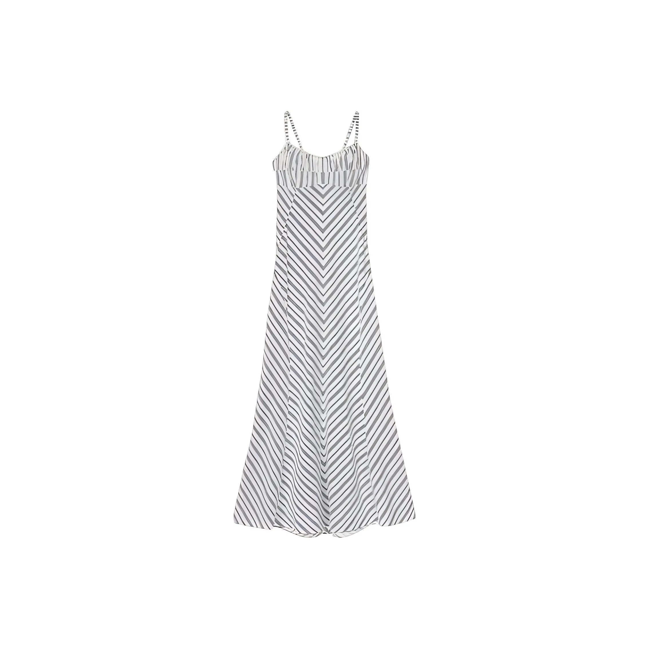 Sandro Striped Maxi Dress