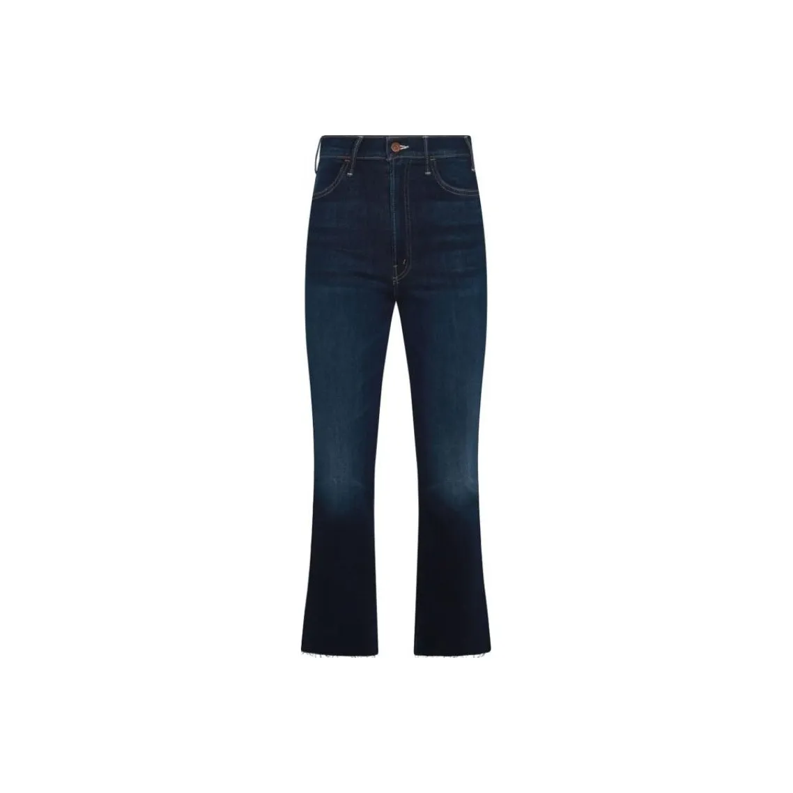 MOTHER The Hustler Flood Frayed Jeans