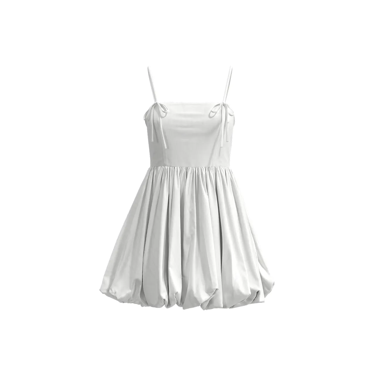 URBAN REVIVO Slip Платье Женское Натуральный Белый