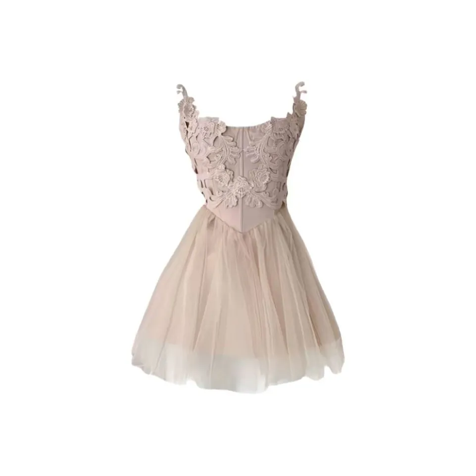 PUREIDOL Slip Платье Женское Розовое