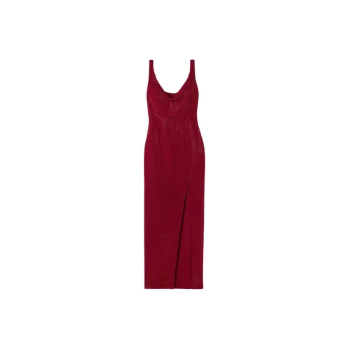 ROLAND MOURET Red Женские Платья без рукавов