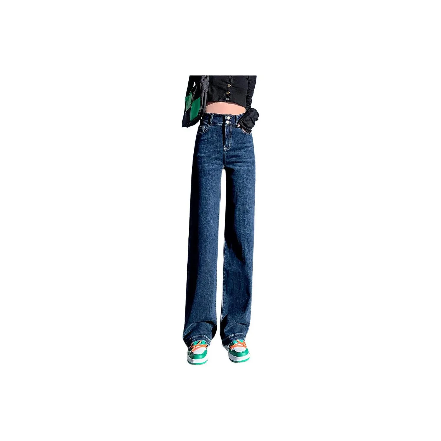 Yench'a Jeans Women's Blue-Regular Edition