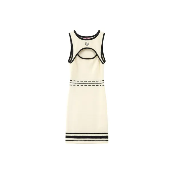 CHUU Sleeveless Dress Women's White Apricot