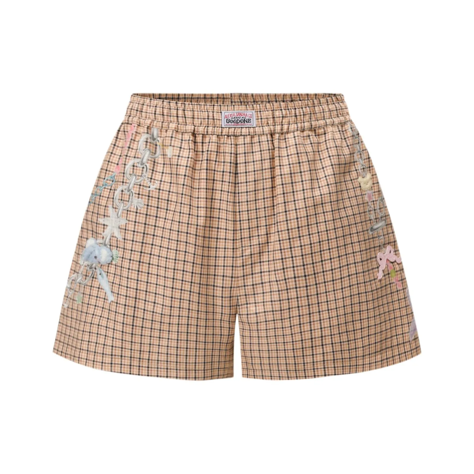 Alexia Sandra Повседневные шорты женские хаки