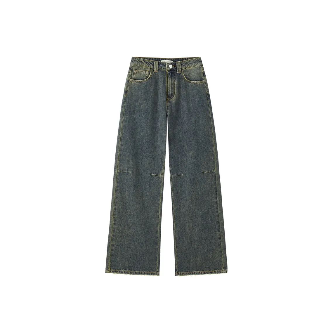 Giordano 63 Винтажный деним синий Женские джинсы