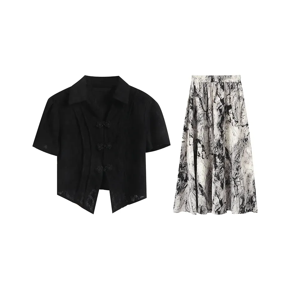 Local Gal Комплект с юбкой Женские Черный